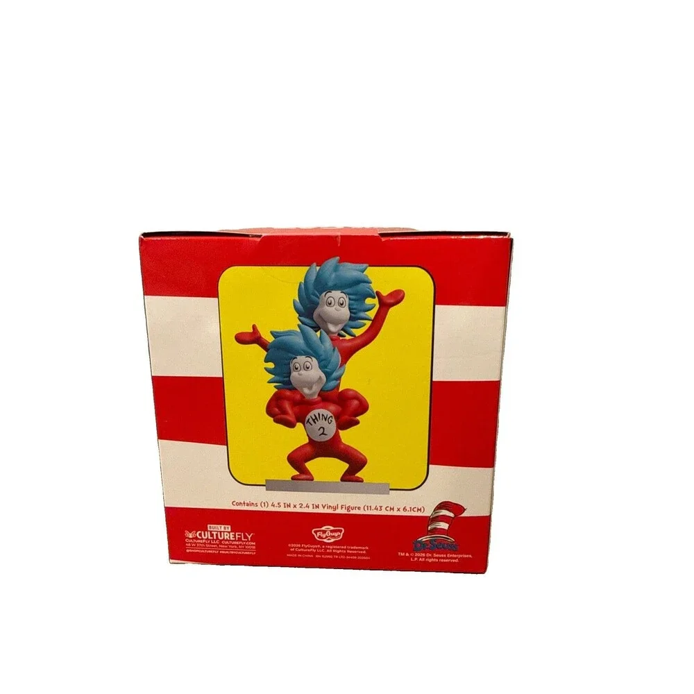CultureFly Dr. Seuss Thing 1 & Thing 2 Vinyl Figures 2-Pack 4.5in Age 6+
